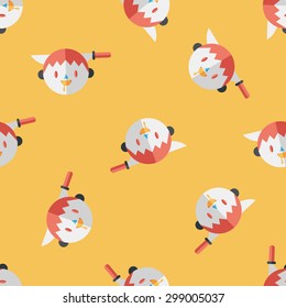 Halloween boy flat icon,eps10 seamless pattern background