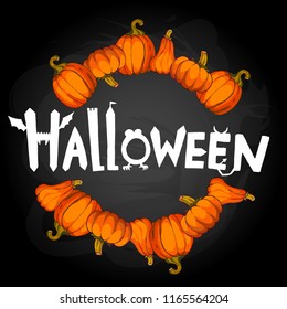 Halloween bright pumpkin pattern