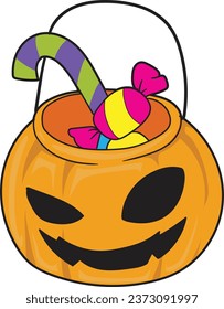 Halloween buckets  Trick