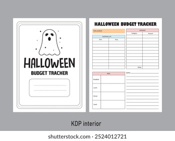 Halloween Budget Tracker KDP-Innenschablone
Größe:8,5 x 11
300 DPI 