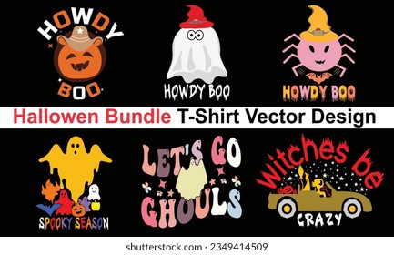 Halloween Bundle Spooky Bundle Halloween designs vector design bundle Halloween Vector Eps Design