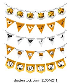 Halloween bunting flags
