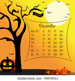 Halloween Calendar 2012: December