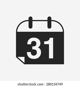 Halloween calendar icon