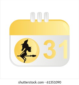 halloween calendar icon