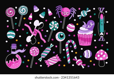 Eye candy fun logo concept Stock Vector