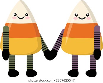 Halloween Candies vector image or clip art