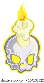 Halloween candle
