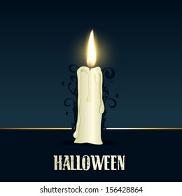 halloween candle design with space for your text