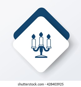 halloween candle icon