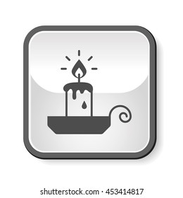 halloween candle icon