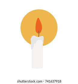 halloween candle icon