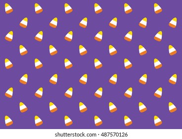 Halloween Candy Background In Vector (Version 1)