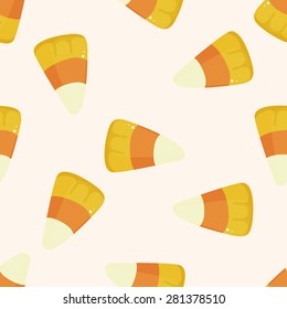 Halloween candy , cartoon seamless pattern background