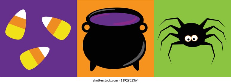 Halloween Candy Cauldron Spider