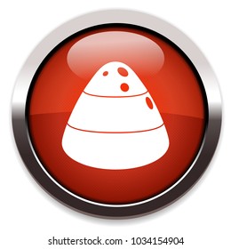halloween candy corn icon