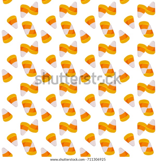 halloween candy corn seamless pattern vector stock vector royalty free 711306925