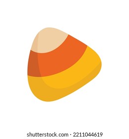 Halloween Candy Fill Icon Vector Illustration
