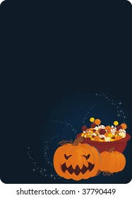 halloween candy frame