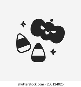 halloween candy icon