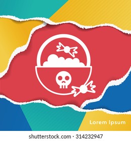 halloween candy icon