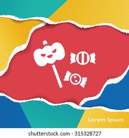 halloween candy icon