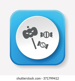 halloween candy icon