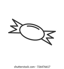Halloween candy  icon, illustration isolated vector sign symbol