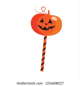 Halloween candy icon. Vector Illustration