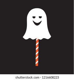 Halloween candy icon. Vector Illustration