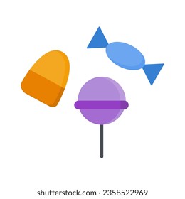 
halloween candy iconl, icon vector illustration, isolated on white background

