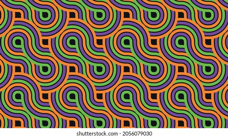 Halloween candy like background. Enjoy halloween with this vector image. Circular shape with haloween color palette.