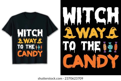 Halloween candy t shirt design, candy boo vector. t shirt design.