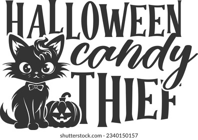 Halloween Candy Thief - Halloween Cat