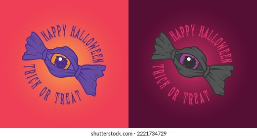 Halloween Candy Vector Design Illustration