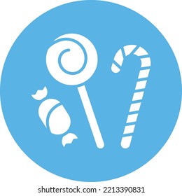 Halloween candy Vector Icon which is suitable for commercial work and easily modify or edit it

