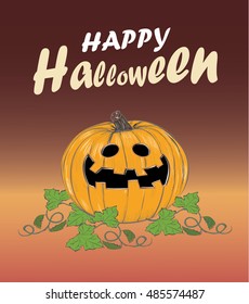 Halloween card.