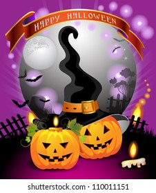 Halloween card design
