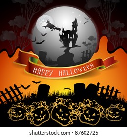 Halloween card design