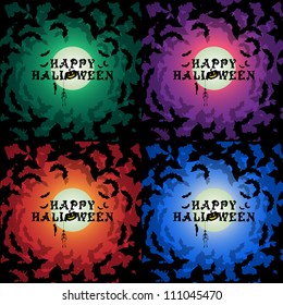 Halloween card set