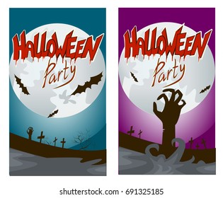 halloween card set