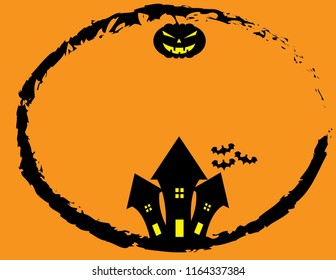 Halloween card template