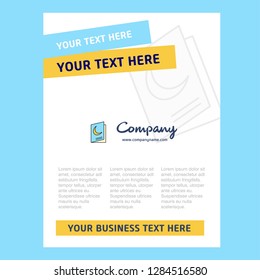 Halloween card  Title Page Design for Company profile ,annual report, presentations, leaflet, Brochure Vector Background