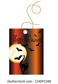 Halloween card - vector