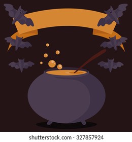 Halloween Card Vector Art