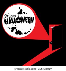 Halloween card Vector Illustration. 