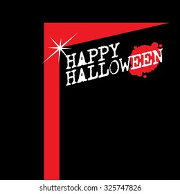 Halloween card Vector Illustration. 