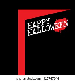 Halloween card Vector Illustration. 