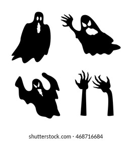 halloween card. vector illustration