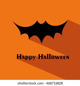 halloween card. vector illustration